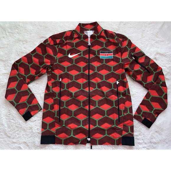 Men’s Sz M Nike Pro Elite Team Kenya Track & Field Jacket CI8725-602 NEW No Tags - Picture 1 of 16